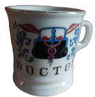 Vintage Career Occupational DOCTOR Caduceus Stethoscope Profession Shaving Mug — photo 10