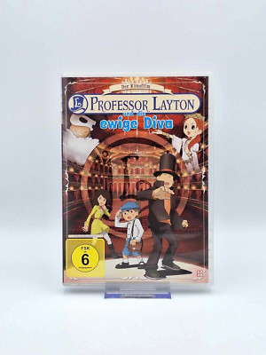 Professor Layton und die ewige Diva: Der Kinofilm DVD Disc - TOP ZUSTAND - KAZE