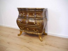  Dresdner Barock Kommode Nussbaum - gebaucht - um 1900