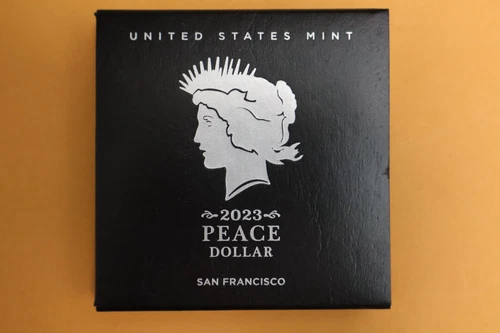 2023-S PEACE Silver Proof Dollar w/US Mint Box & COA