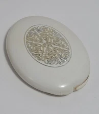 Vintage Faberge Tawn Makeup Powder Compact