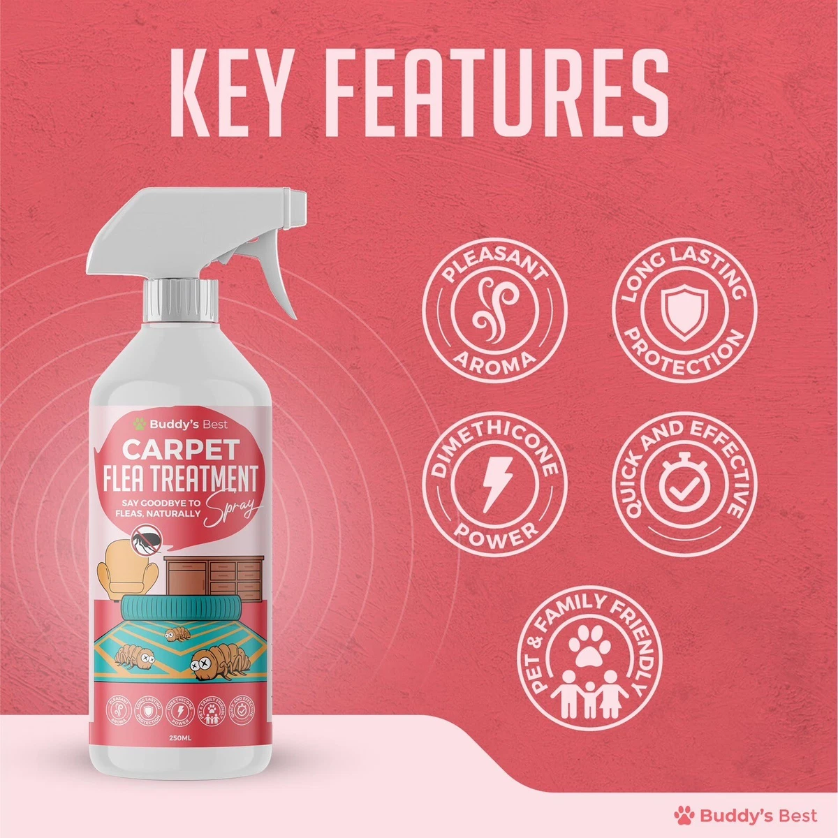 Best flea spray clearance for carpet