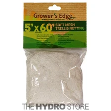 Grower's Edge Soft Mesh Trellis Netting 5 ft x 60 ft w/ 6 in Squares