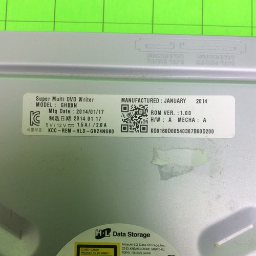 Unidad de disco óptico para grabadora de DVD Hl Data GHB0N GH24NSB0 Super - Imagen 7 de 8