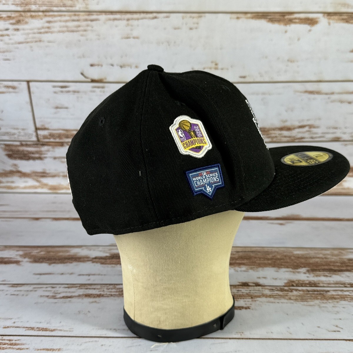 Born X Raised LA Dodgers Lakers New Era Fitted Hat Size 7 7 Born X Raised LA Dodgers Lakers New Era Fitted Hat Size 7 7