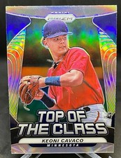 2020 Panini Prizm Keoni Cavaco Top Of The Class Insert Silver Prizm TOC-13