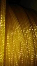 New spool 1/4" yellow braided  expandable sleeving 3000 feet