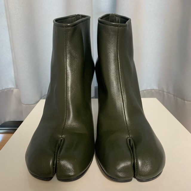 Maison Margiela Deep Green Tabi Boots Heel Shoes Size 38 | eBay Maison Margiela Deep Green Tabi Boots Heel Shoes Size 38 | eBay