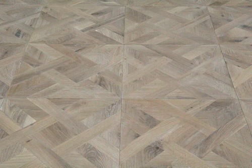 CAMPIONE PANNELLO COMPLETO Parquet Rovere Oliato Spazzolato e Bianco Pavimenti Versailles PD2014 - Foto 5 di 6