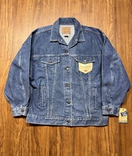 Women’s Vintage NWTS Levi’s 900 Series Denim Trucker Jacket Large USA Made