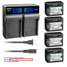 Kastar Battery LCD Rapid Charger for Canon BP-709 BP-718 BP718 BP-727 BP727