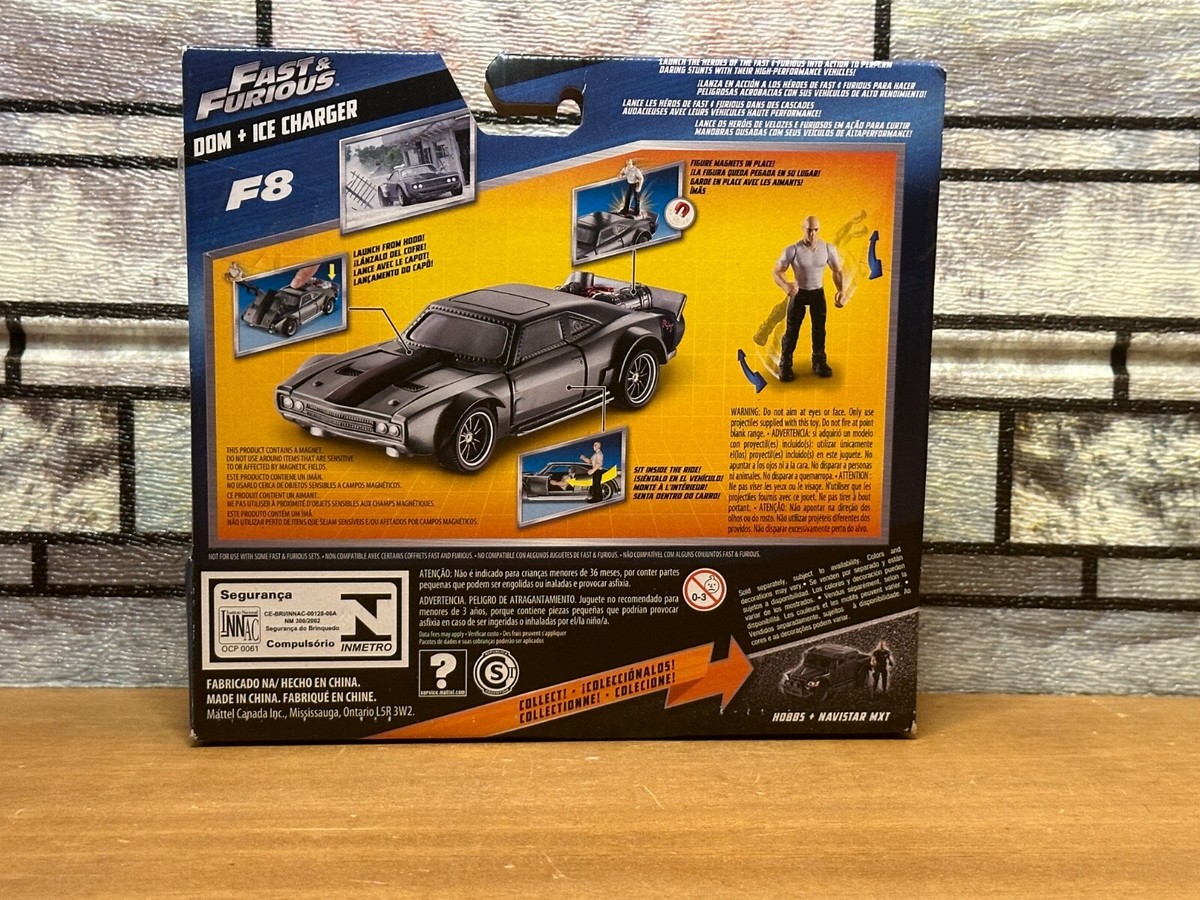 Fast & Furious Mattel Stunt Stars F8 Dom Ice Charger for