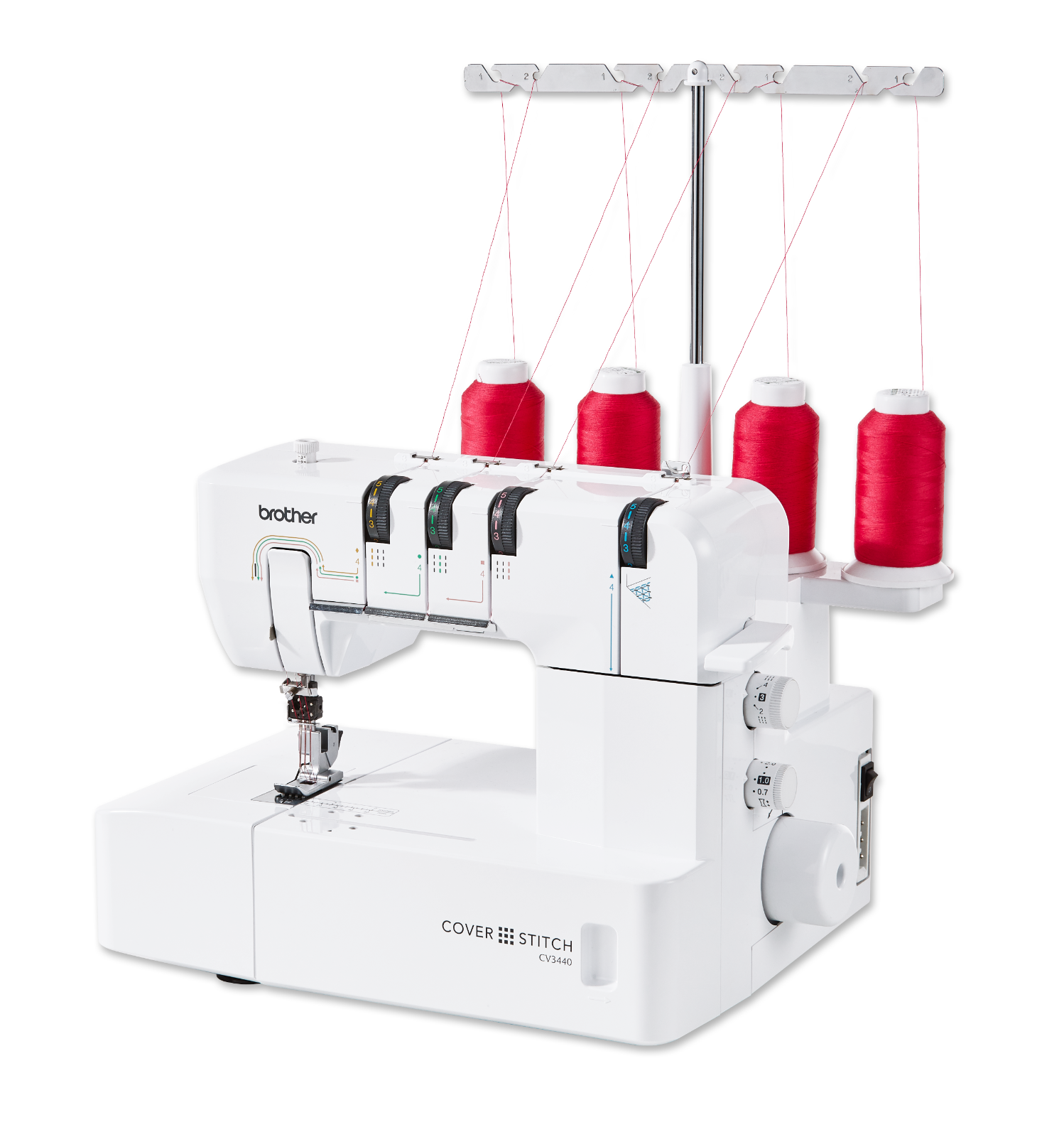 Brother Nähmaschine Brother CV3440 Coverstich, Coverstich mit Freiarm, gebraucht - Bild 2