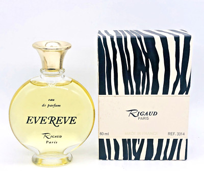 RIGAUD EVEREVE Vintage Parfum Edp 60 ml Damen 70s Splash Eau De Parfum Selten