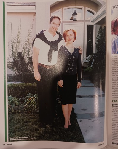 Xpose Magazine #37 1999 Xfiles Gillian Anderson David Duchovny UFO ALIENS - Picture 21 of 24