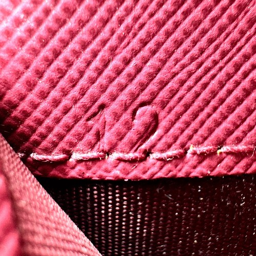 PRADA Zip Around Long Wallet Fiocco Ribbon Saffiano Leather Deep Pink #A321 - Picture 22 of 24