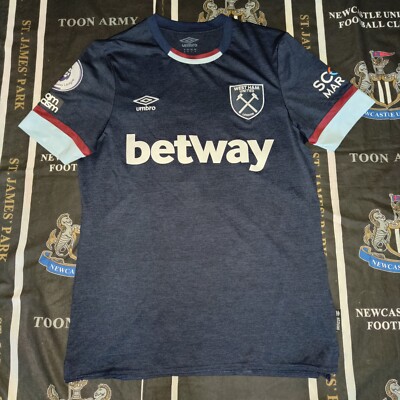 West Ham United Third Football Umbro Shirt Jersey Mark Noble 2021 2022 Size  M
