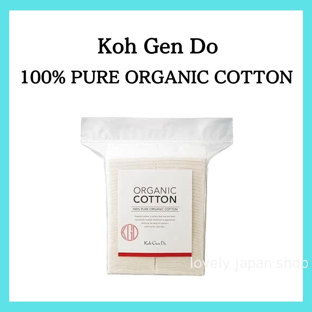 Koh Gen Do 100% Pure Organic Cotton 80 Sheets Made in Japan