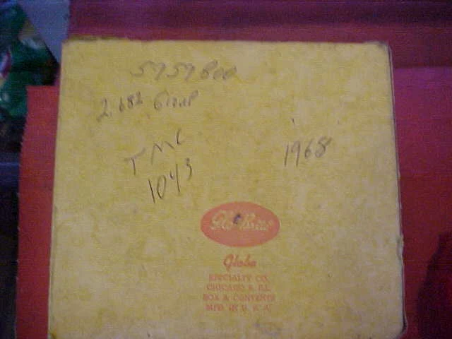 NOS R 1968 68 CHEVY CHEVROLET BISCAYNE LUZ TRASERA FRENO LENTE GLO BRITE 5959800 Foto 2 de 4