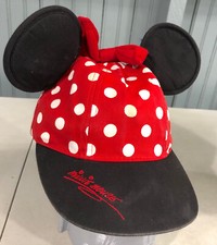 Minnie Mouse Stretch Novelty Ears Polka Dot Disney TODDLER Baseball Cap Hat