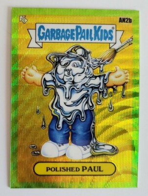 2020 GARBAGE PAIL KIDS CHROME 3 GREEN WAVE REFRACTOR SINGLES  @@ PICK ONE @@ GPK