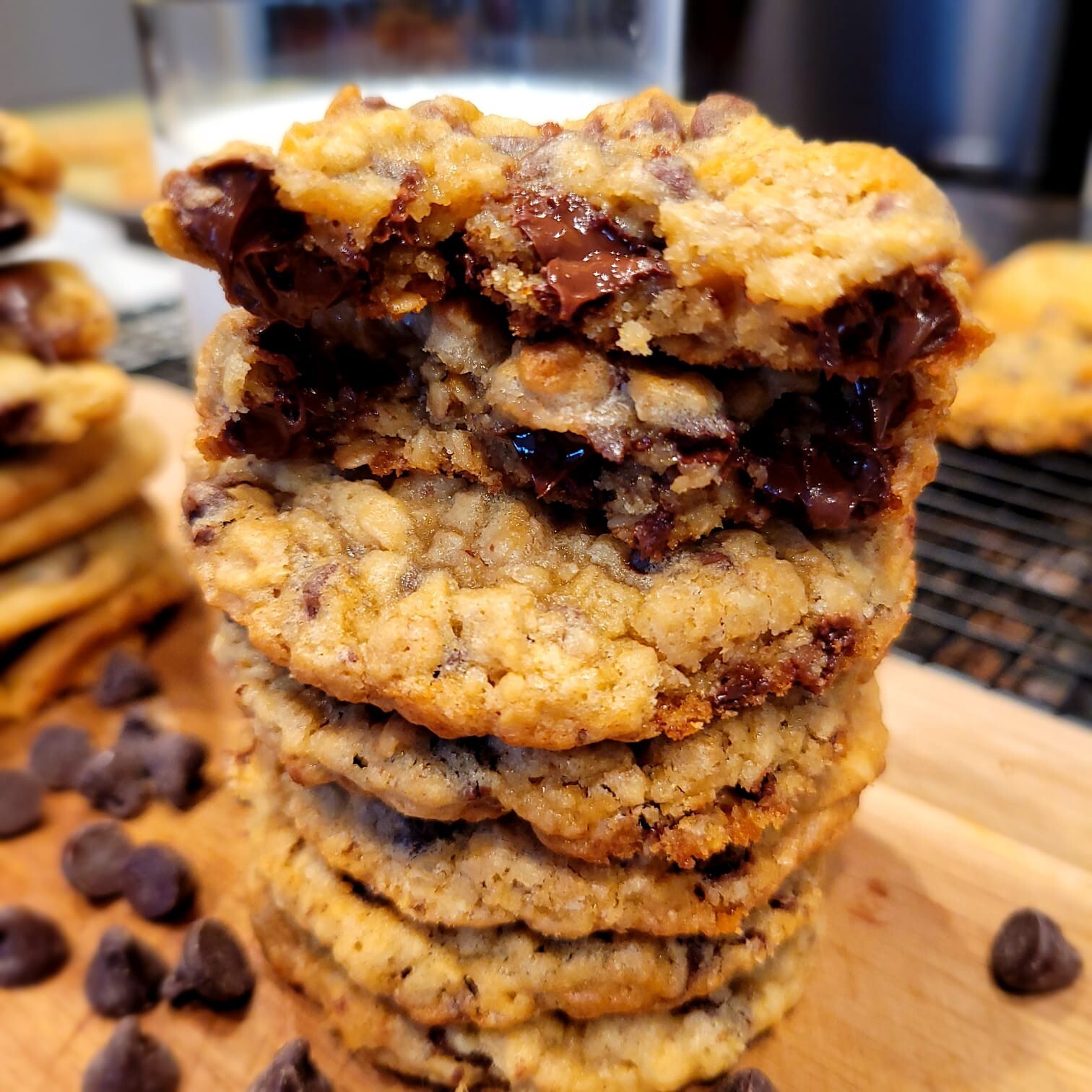 OATMEAL COOKIES HOMEMADE - CHOCOLATE CHIP COOKIES - GIFT IDE