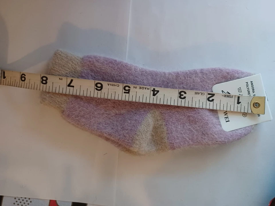 SOCKS 安哥拉/羊毛/聚氨酯中筒袜 尺寸 M ZUWEI — 第 3/3 张图片