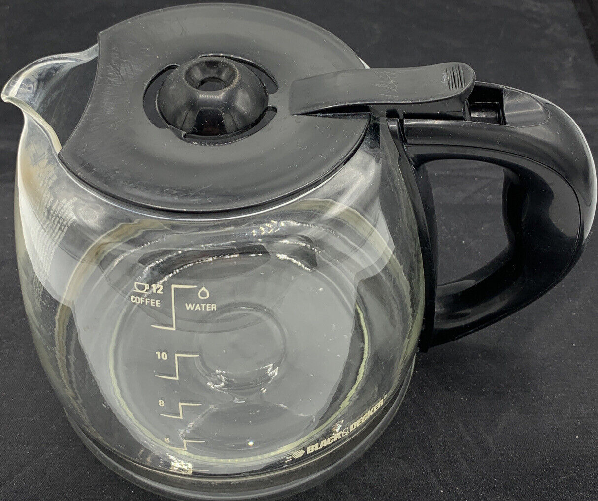 Black 2022超人気 Decker 12 Cup Glass Coffee Pot Carafe SHIPPING Decanter FREE 【即納！最大半額！】