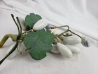 Chinese Jade / Stone Grape Cluster, Vintage, white 9"  — photo 6