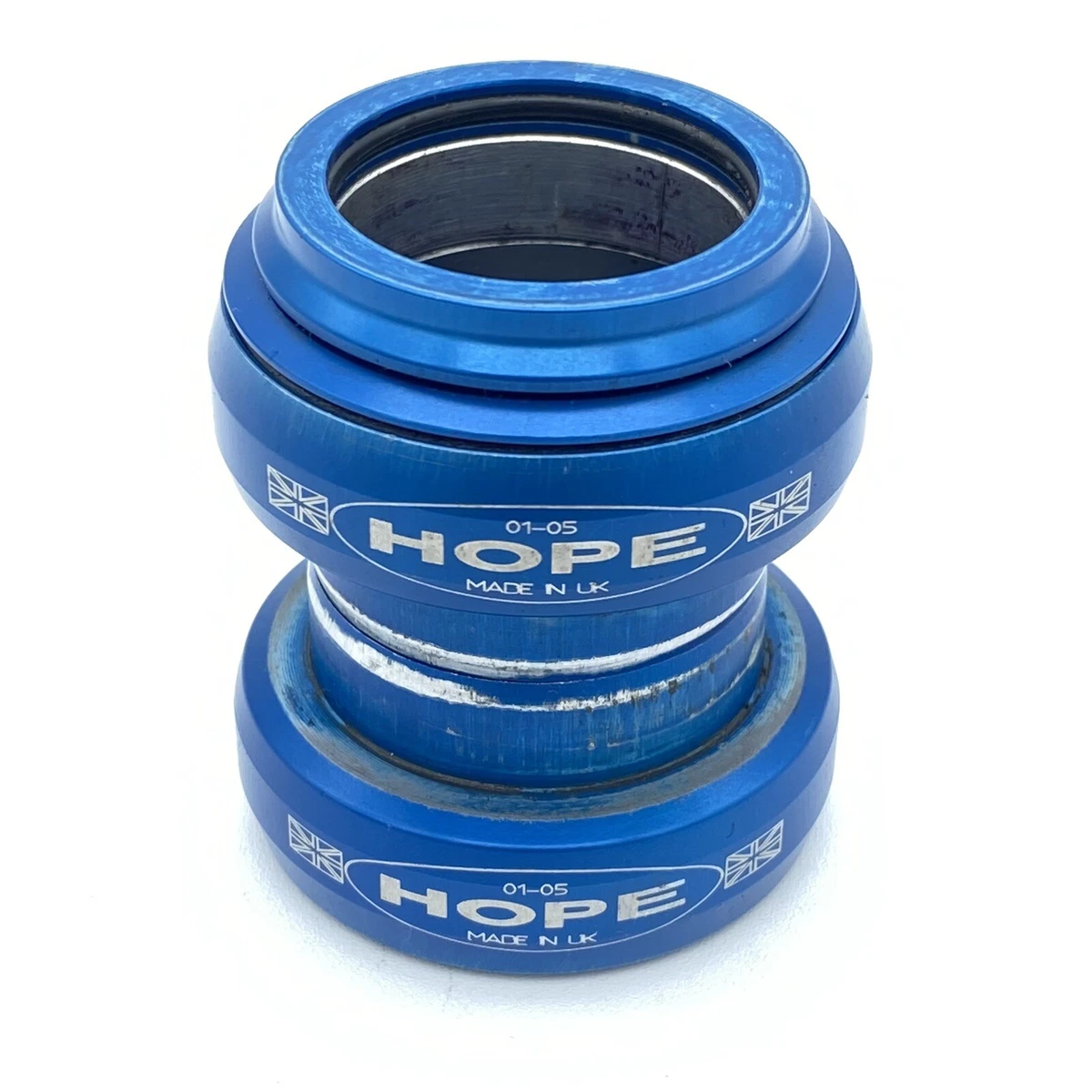 Hope 1 1 8 A Headset Blue Straight Steerer 01 05 Mountain Bike MTB Retro RARE