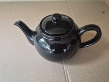 Large black tea pot