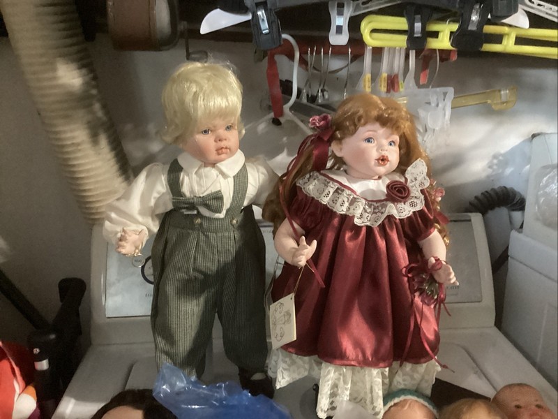 Fayzah Spanos 'LOVE AT FIRST SIGHT-KISSES & JACQUES' PORCELAIN/CLOTH