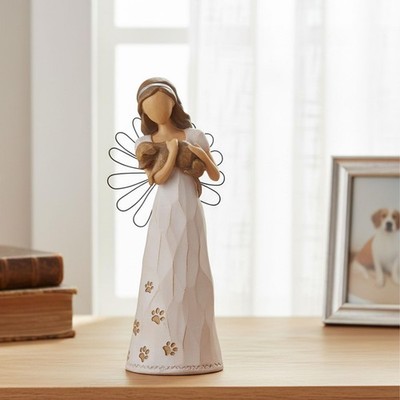 Dog Angel Statue Friendship Gifts for Dog Lovers Women 6.7'' Loss of Pet Sympa...