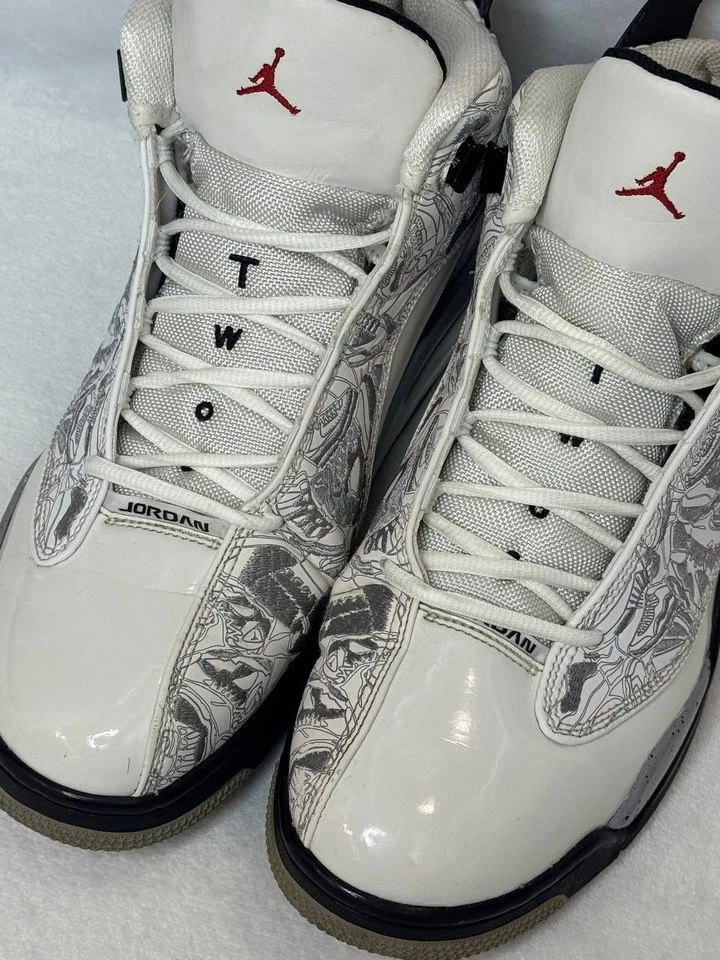 Nike Air Jordan Dub Zero белые цементные 311046-105 мужские размер 11 - Изображение 3 из 4