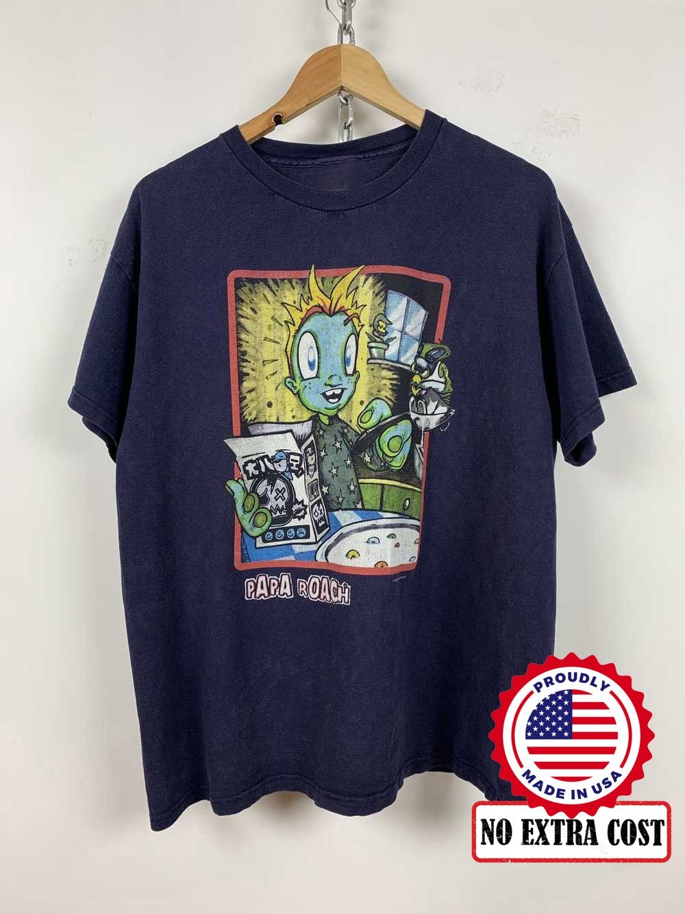 VTG 2000 Papa Roach Graphic Band T-Shirt Short Sleeve S-5XL MA279 FREE SHIPPING