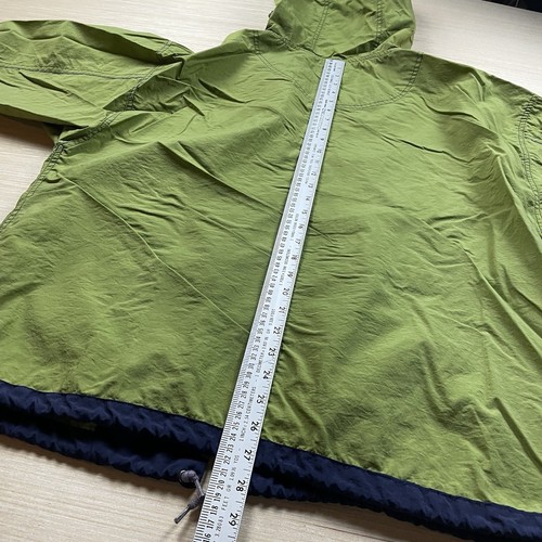90s Gap Vintage Windbreaker Jacke Anorak Lime Green L Herren Kapuze - Bild 6 von 11