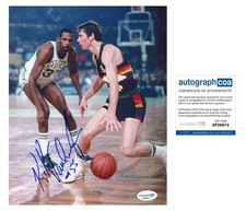 Kiki VanDeWeghe AUTOGRAPH Signed Denver Nuggets Basketball 8x10 Photo ACOA