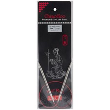 ChiaoGoo Red Lace Stainless Steel Circular Knitting Needles 16" -Size 00/1.75mm