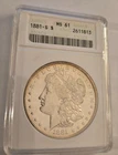1881-S Morgan Silver Dollar ANACS Old Holder