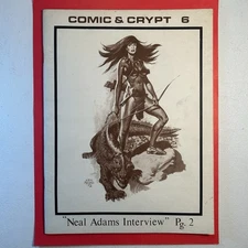 Comic & Crypt #6 underground comix/ fanzine Vaughn Bode Neal Adams 1972