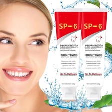 SP-6 6-Probiotic Whitening Toothpaste Brighten  Oral Health 4-Packs