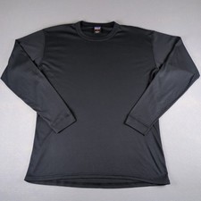 Vintage Patagonia Capilene Baselayer Shirt Mens Large Black Long Sleeve USA Made