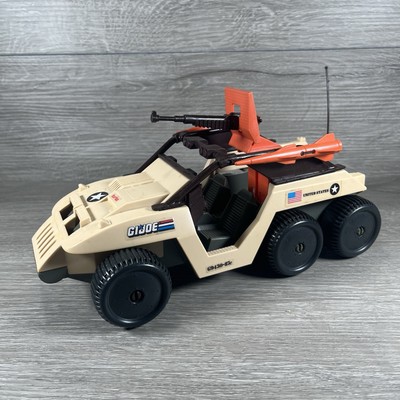 Vintage Hasbro GI Joe 1988 Desert Fox Jeep 6WD Vehicle Complete