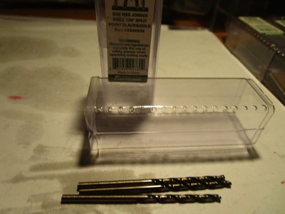 3/32'' HSS 135° Split Point Black and Gold Finish  Jobber Drill QTY 3