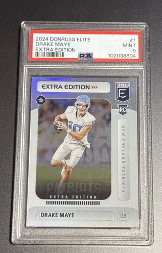 2024 Panini Donruss Elite Extra Edition Drake Maye #1 (RC) PSA 9