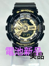 Pre-Owned CASIO G-SHOCK GA-110 Black Gold Watch