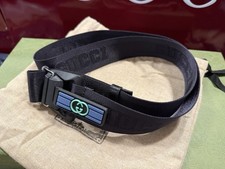 Authentic Gucci Nylon Belt Size 100/40 New With Dustbag