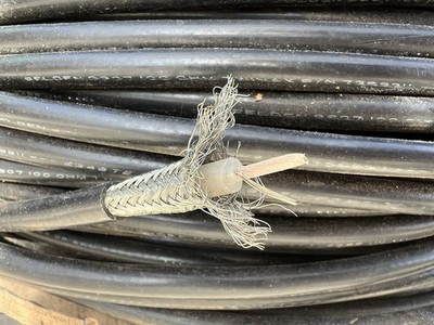 Belden 9207 Cable Spool 1000 ft 20 AWG Twinax Coaxial Shielded Cable 300V NOS