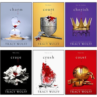 Crave Series Collection 6 Books Set by Tracy Wolff (Crave, Crush, Covet, Court, 