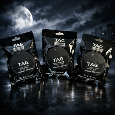 #ad #ad TAG Midnight Obsession Body Spray 1oz 3 Pack Travel Disk NEW FAST SHIP $12.78